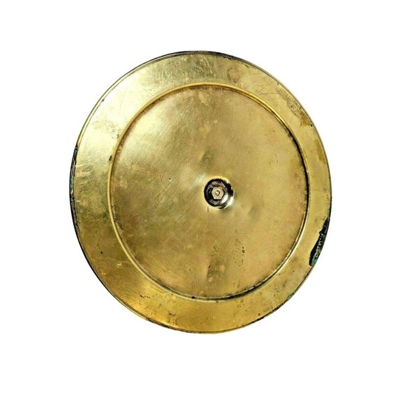 Vintage Brass Ashtray 7 Inches Round 65b - Picture 5 of 7